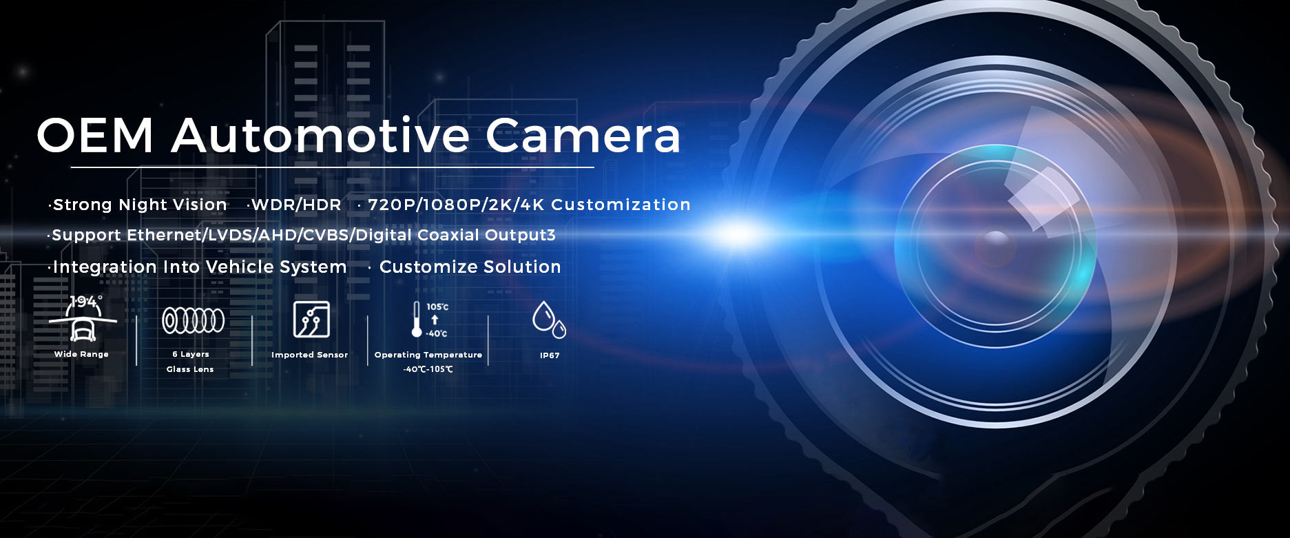 ποιότητας Καμερα BroadR Reach εργοστάσιο